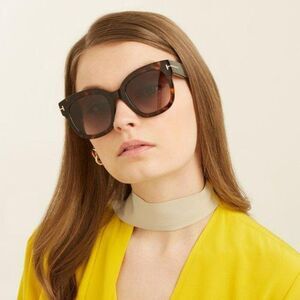 Tom Ford Women Sunglasses Havana Brown Gradient Polarized BEATRIX FT0613/S 52H